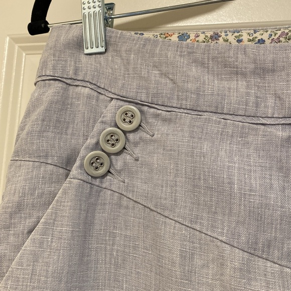 Anthropologie Elevenses Wide Leg Linen Pants Size 4 - Picture 2 of 11